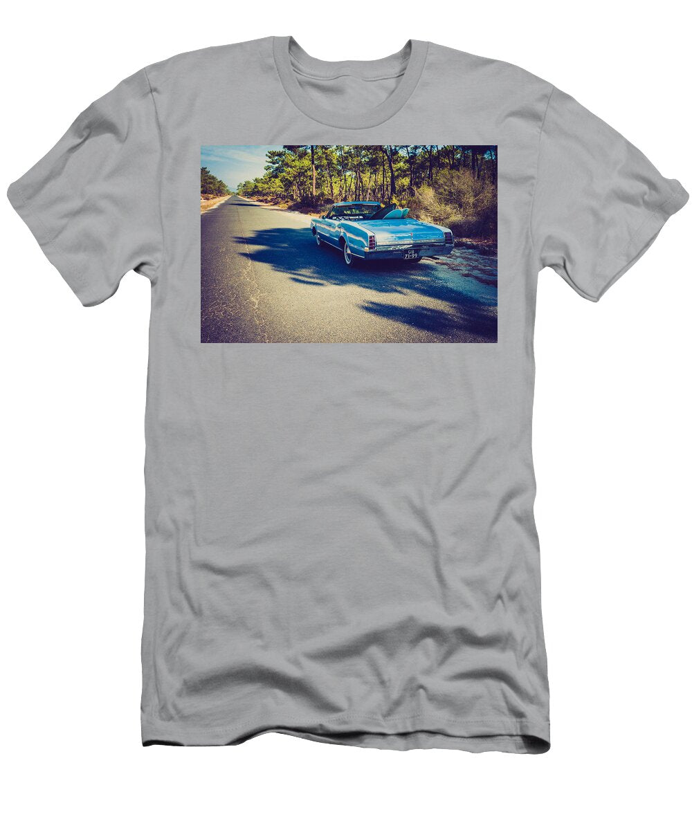 1966 Oldsmobile F 85 Convertible on a Surf Trip Marco Oliveira T-Shirt