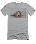 2 Fighting Hippos Bernd Rohrschneider T-Shirt