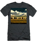 A Merchant Caravan with Bactrian Camels and Mongol Ri 63dfe6d5 Fe9c 836b 9ec5 Be938859d Celestial Images T-Shirt