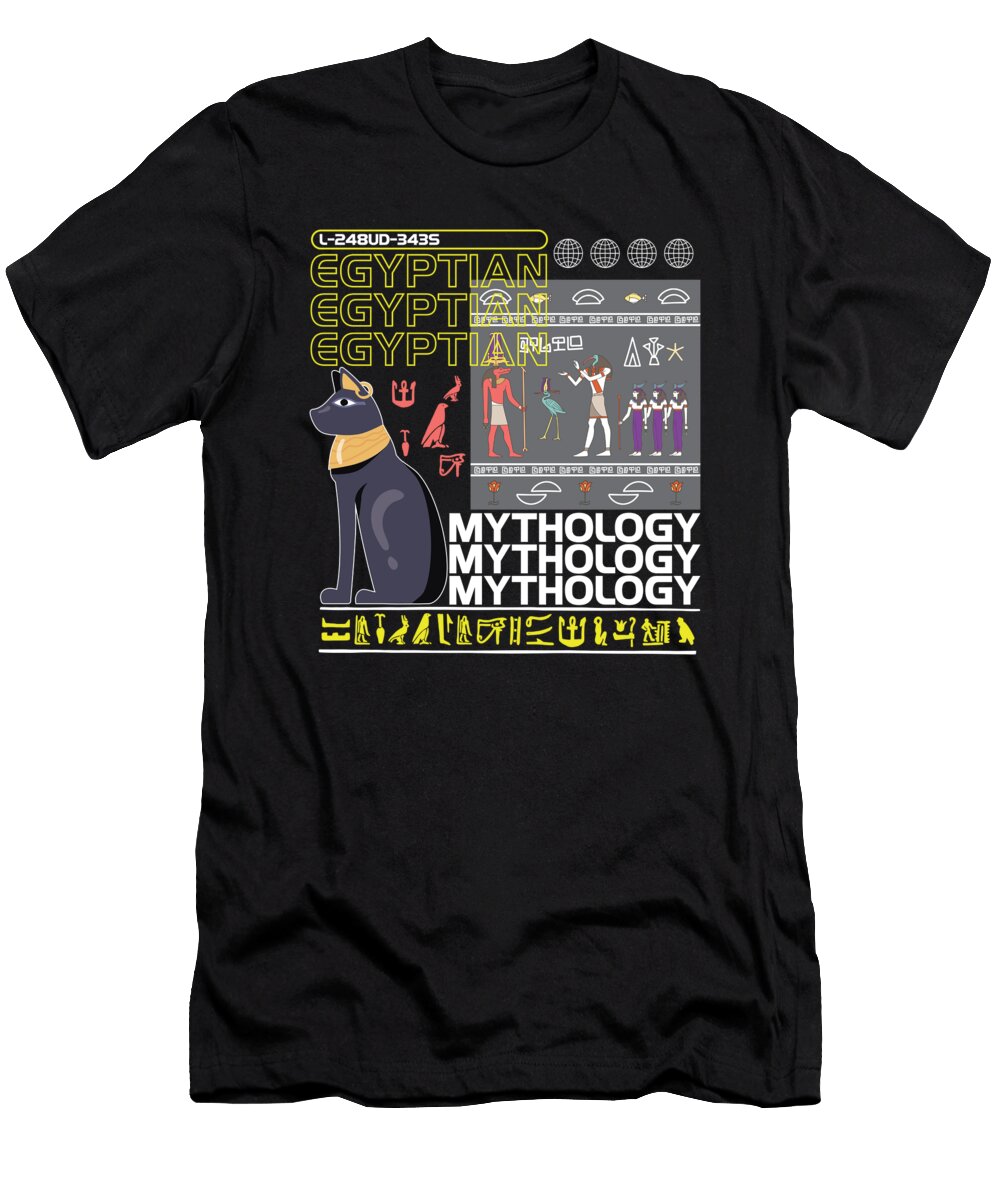 Egyptian Mythology Egypt Bastet Moon T-Shirt