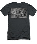 Hippo Black and White Douglas Barnard T-Shirt