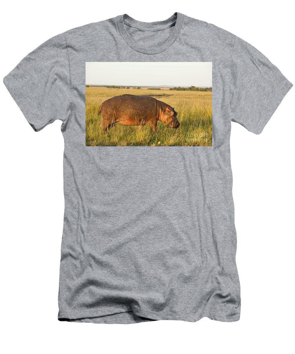 Hippo Masai Mara Kenya Monika Bhm T-Shirt