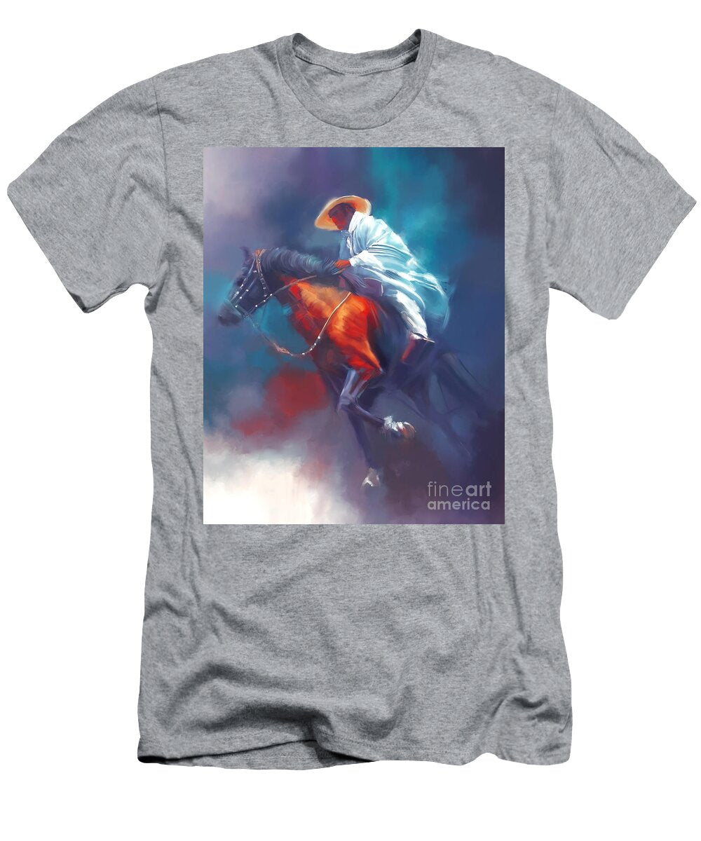 Horse Rider in the Move Gull G T-Shirt