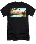 Man on a Camel Viewing the Pyramids of Gizeh 1900 Unknown Artist T-Shirt