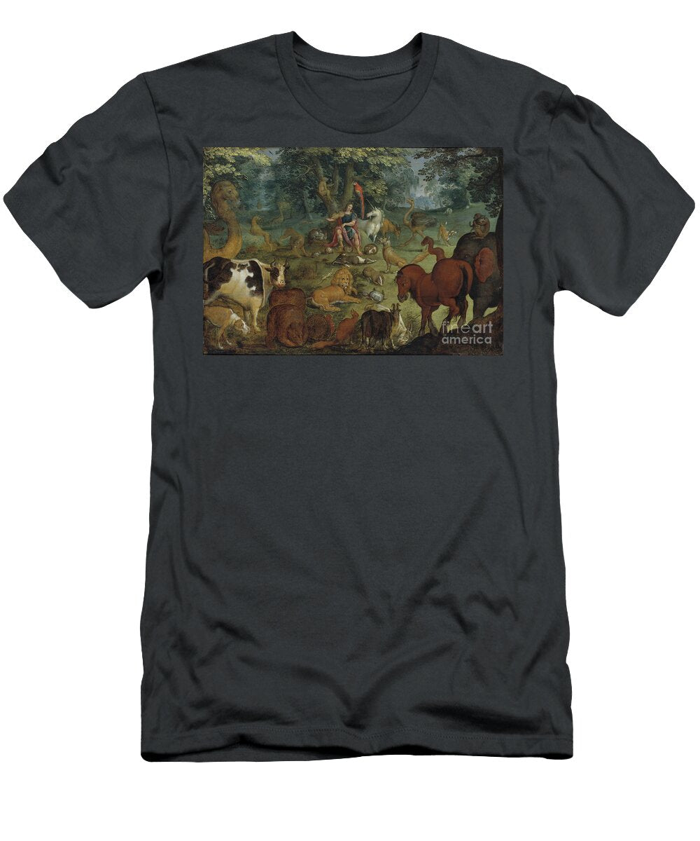 Orpheus Charming the Beasts Roelandt Jacobsz Savery T-Shirt